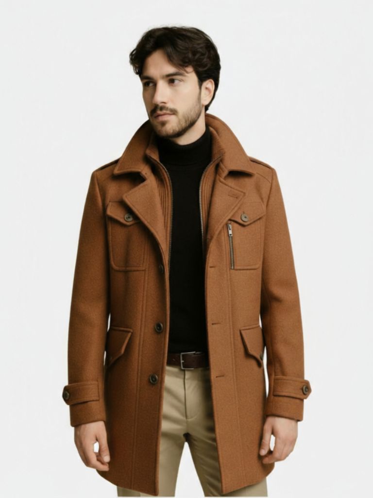 Old Money Two-Piece Winter Coat - Crown & Cuff