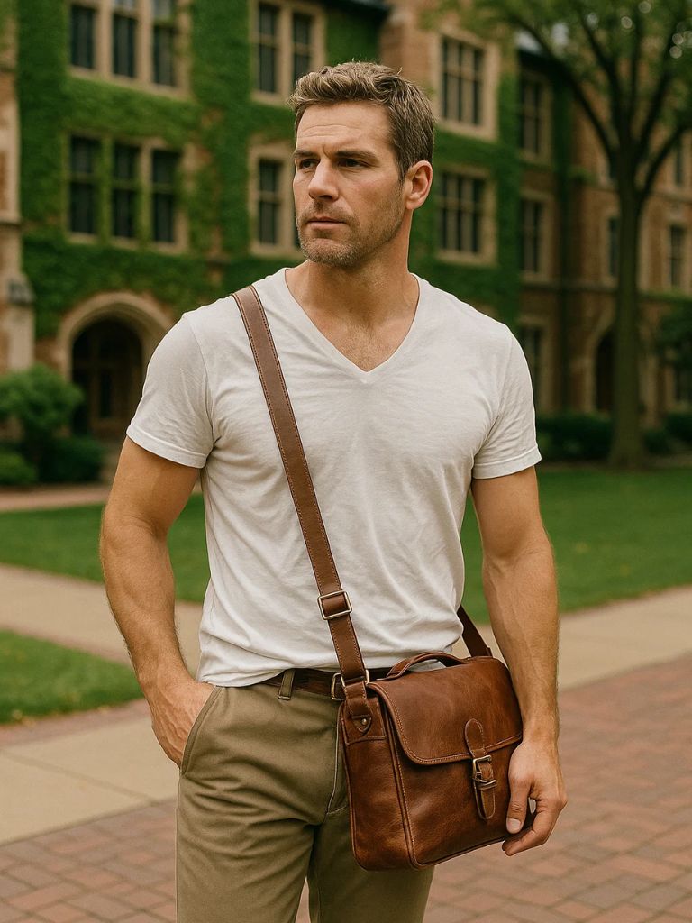 Albo Classic Linen V Neck T-Shirt – Crown & Cuff