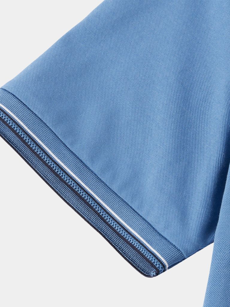 Azure Classic Polo – Crown & Cuff