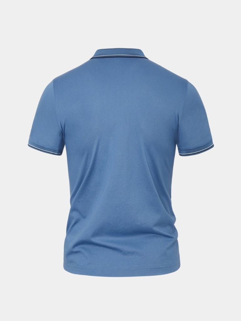 Azure Classic Polo – Crown & Cuff