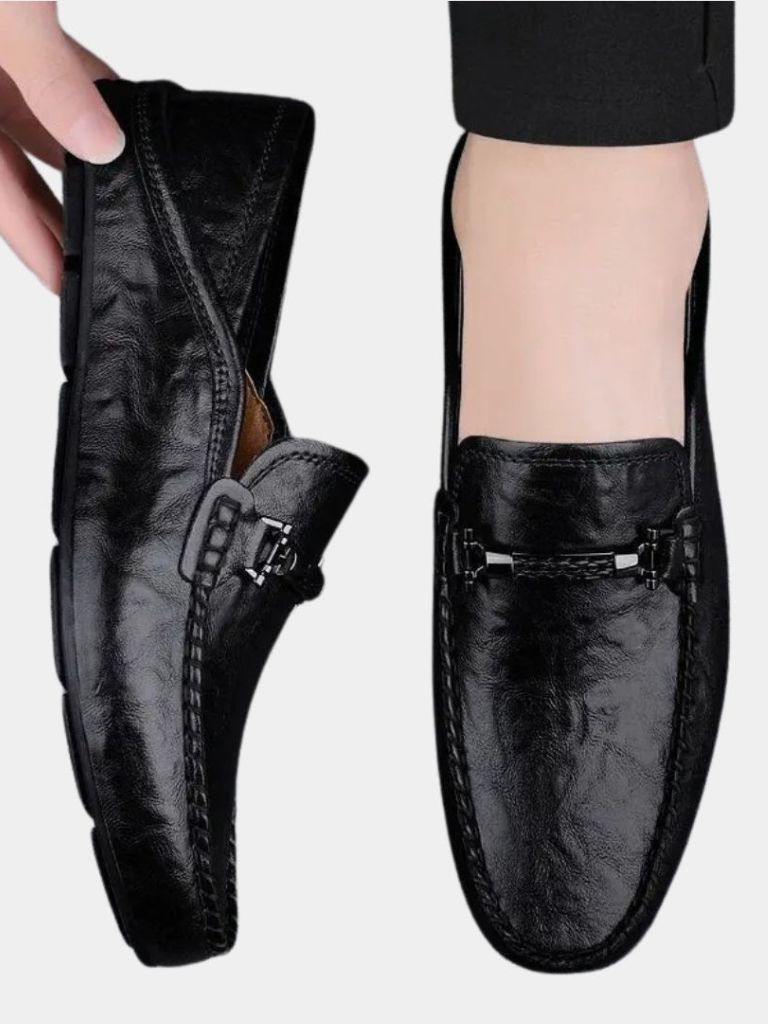 Belgravia Leather Loafers - Crown & Cuff