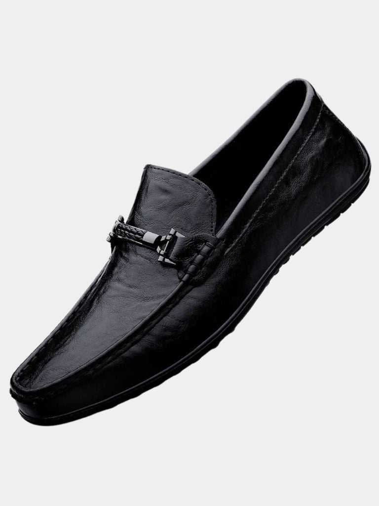 Belgravia Leather Loafers - Crown & Cuff