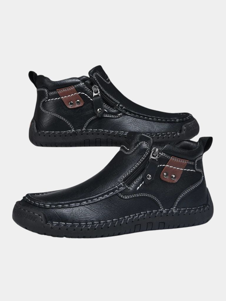 Brave Leather Boots - Crown & Cuff