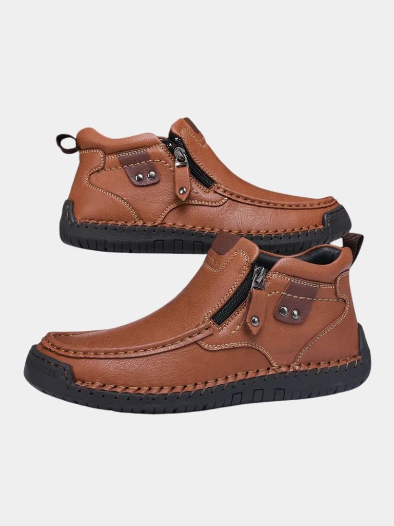 Brave Leather Boots - Crown & Cuff