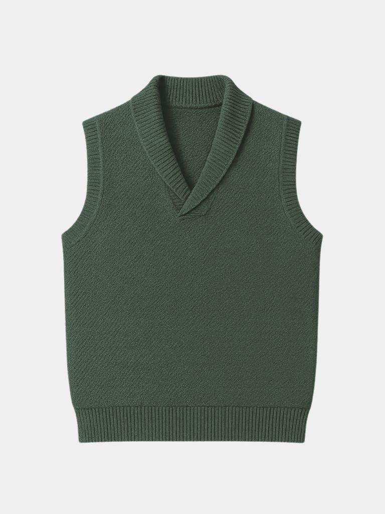 British Knit Vest Waistcoat - Crown & Cuff
