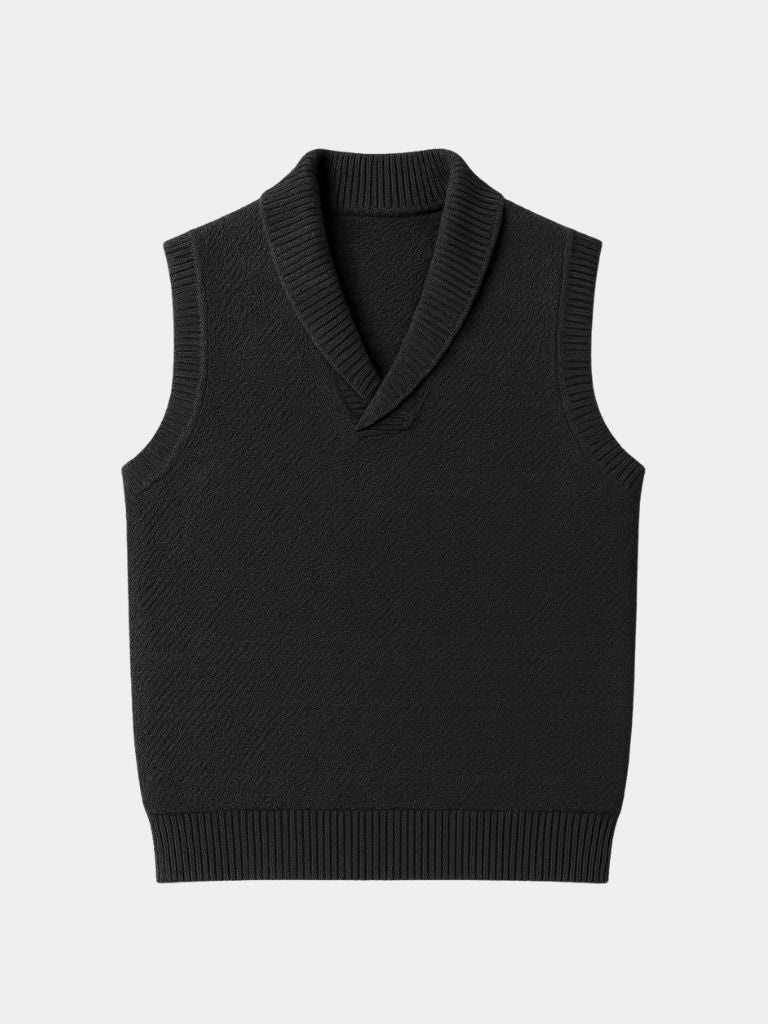 British Knit Vest Waistcoat - Crown & Cuff