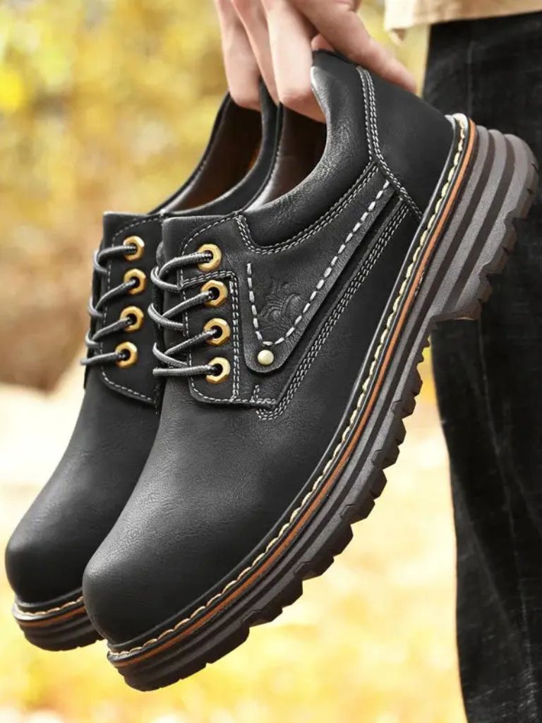 British Leather Elegant Oxford Shoes - Crown & Cuff