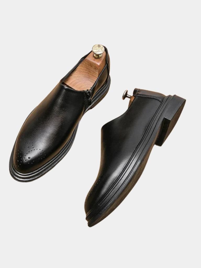 Brun Prestige Leather Loafers - Crown & Cuff