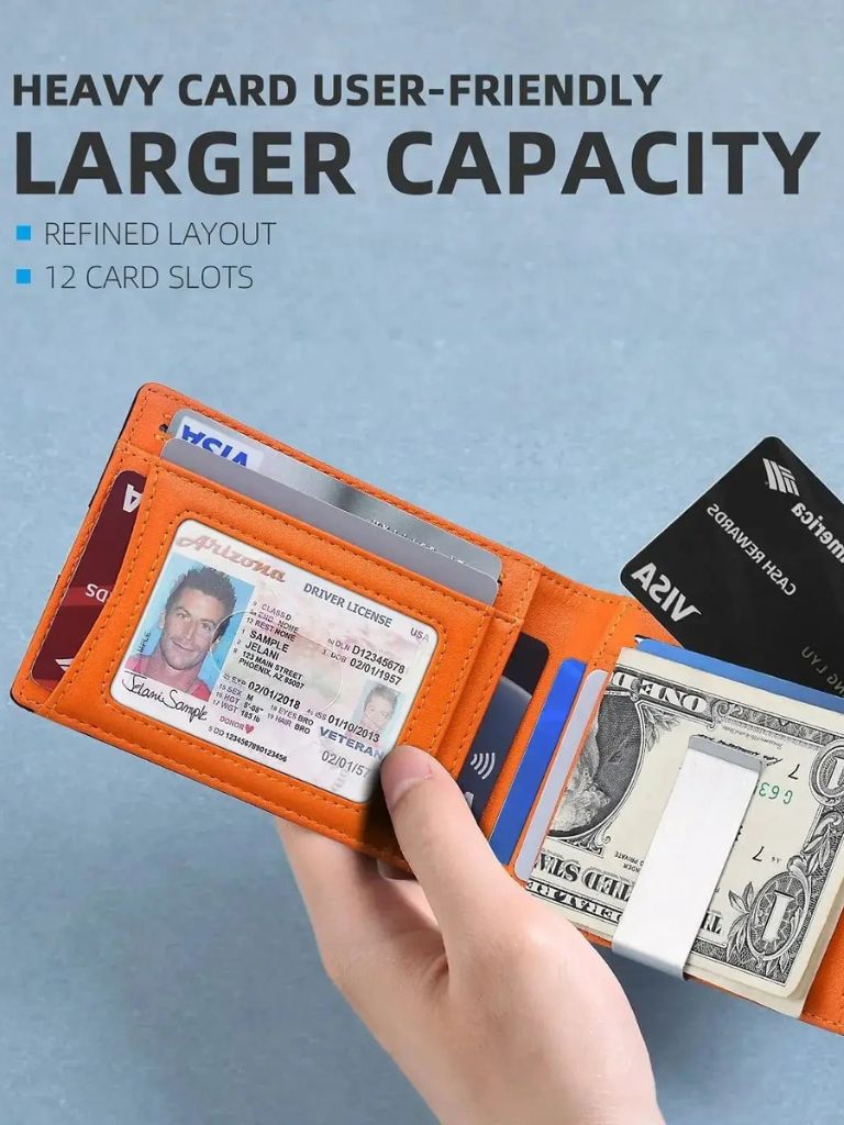 Carbon Fiber Anti RFID Minimalist Wallet - Crown & Cuff