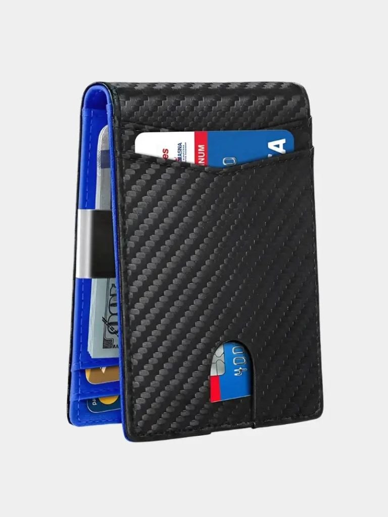 Carbon Fiber Anti RFID Minimalist Wallet - Crown & Cuff