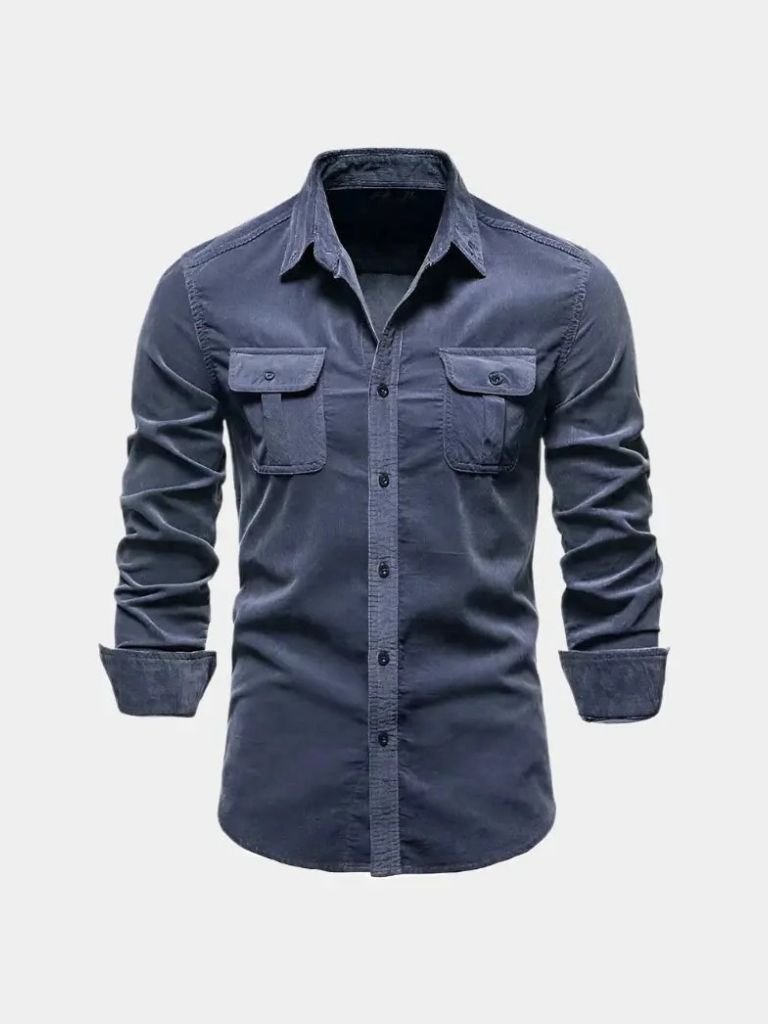 Casual Business Corduroy Shirt - Crown & Cuff
