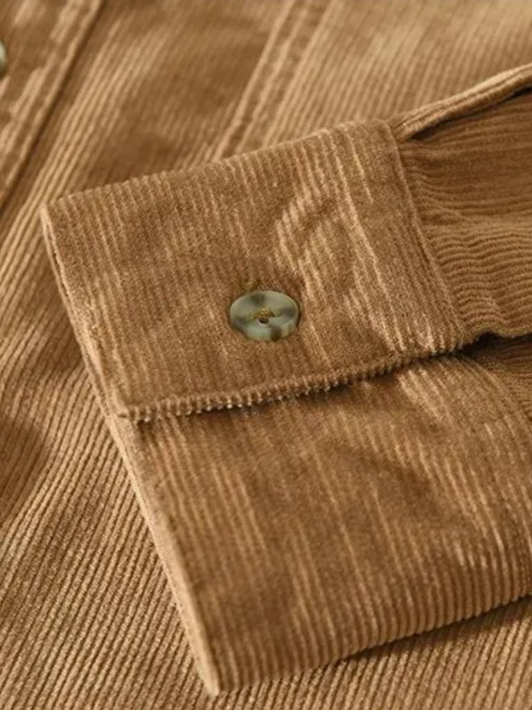 Casual Corduroy Shirt - Crown & Cuff