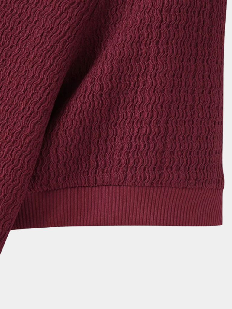 Casual Knit T-Shirt - Crown & Cuff