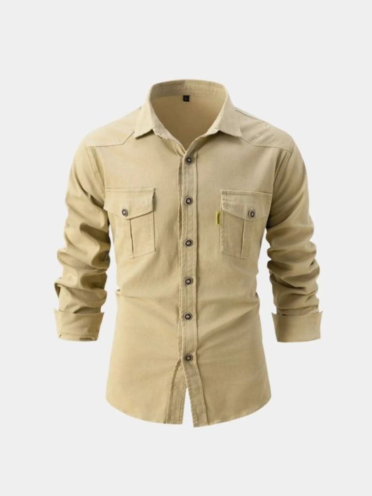 Casual Modern Men Shirt - Crown & Cuff