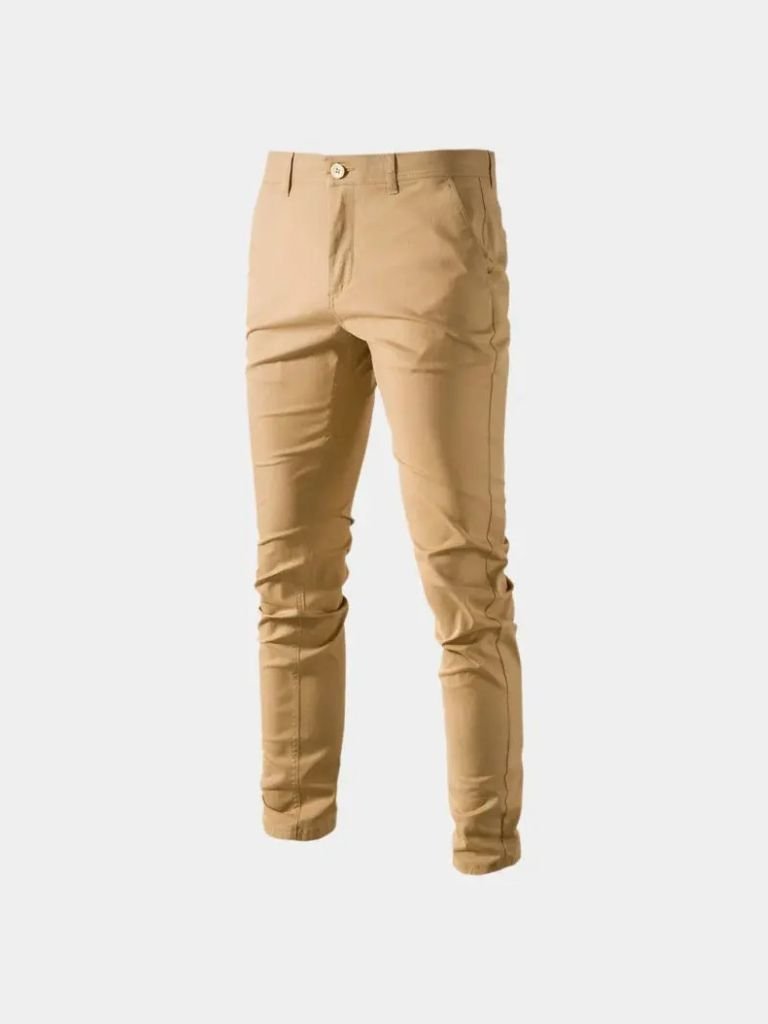 Casual Slim Fit Trousers - Crown & Cuff
