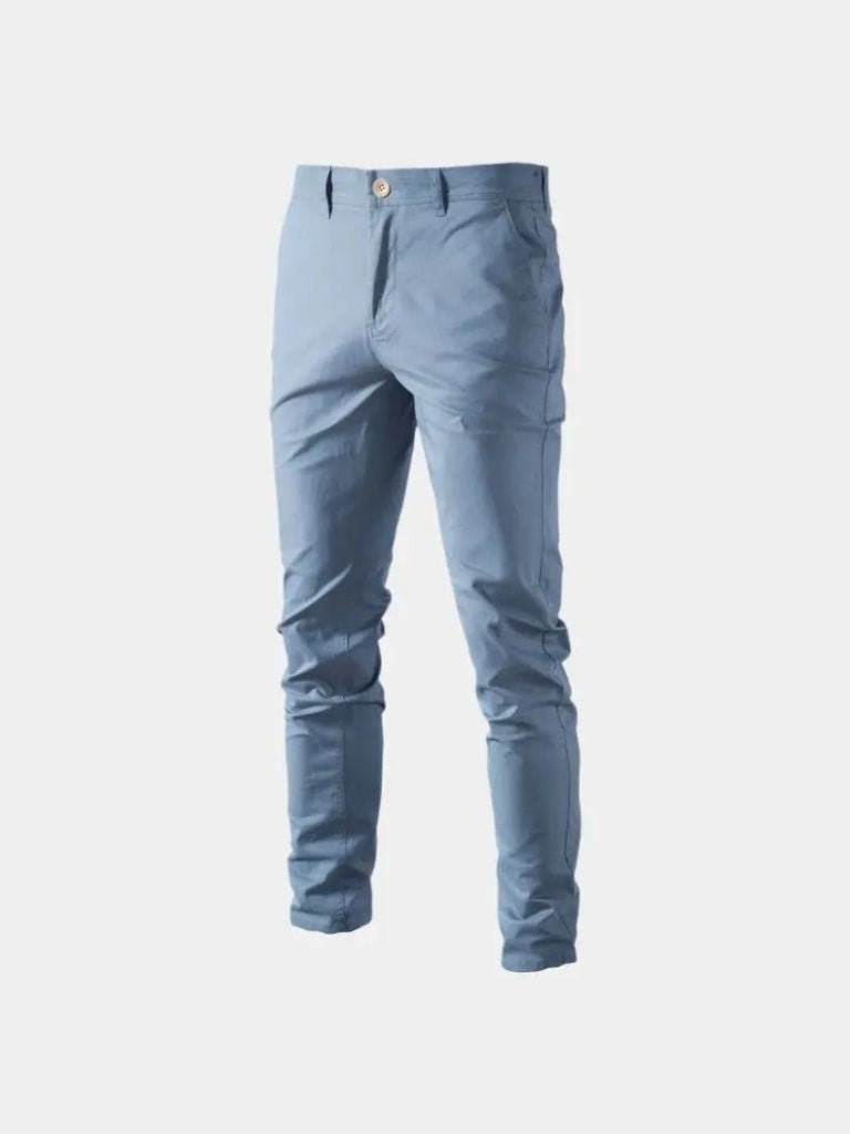 Casual Slim Fit Trousers - Crown & Cuff