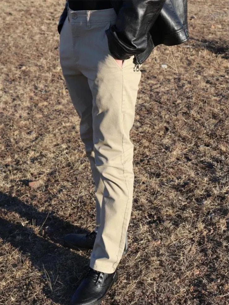 Casual Slim Fit Trousers - Crown & Cuff