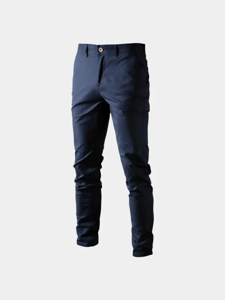 Casual Slim Fit Trousers - Crown & Cuff
