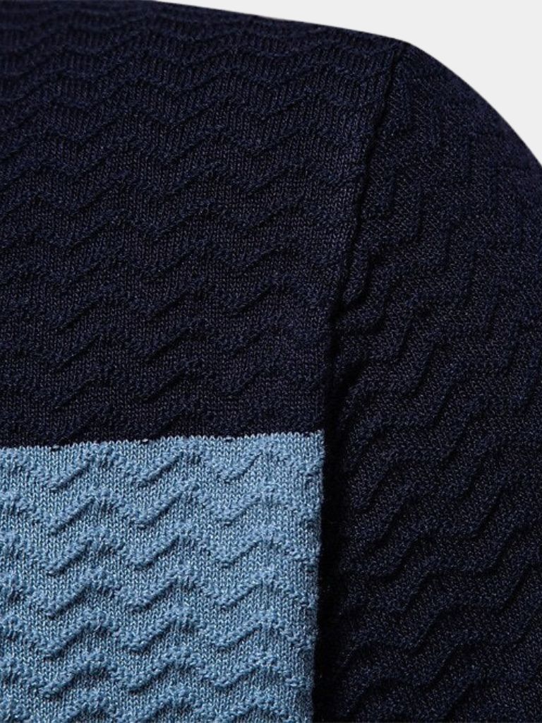 Classic Fit Quarter Zip Business Casual Short Sleeves Polo - Crown & Cuff