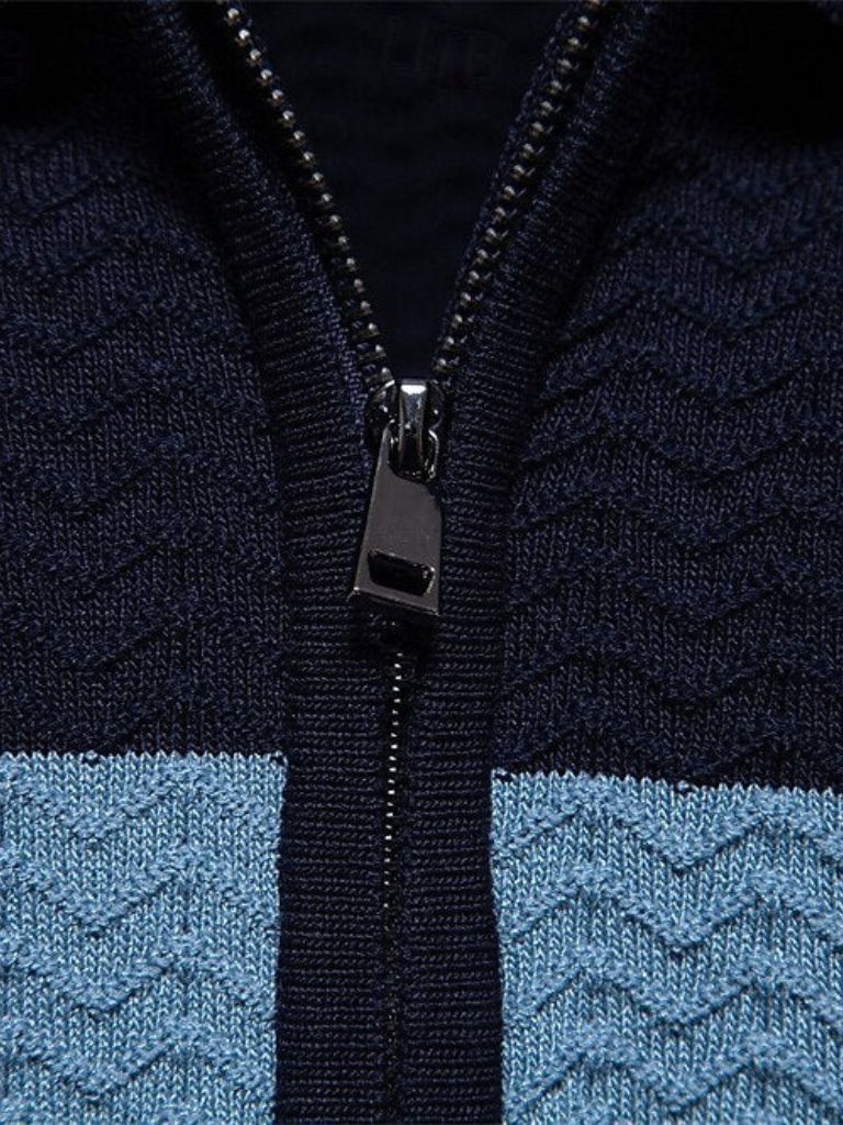 Classic Fit Quarter Zip Business Casual Short Sleeves Polo - Crown & Cuff