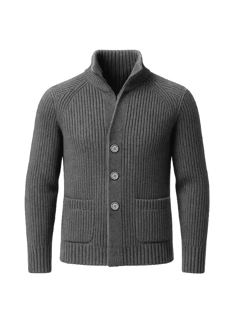 Classic Heritage Botton Knit Jacket - Crown & Cuff