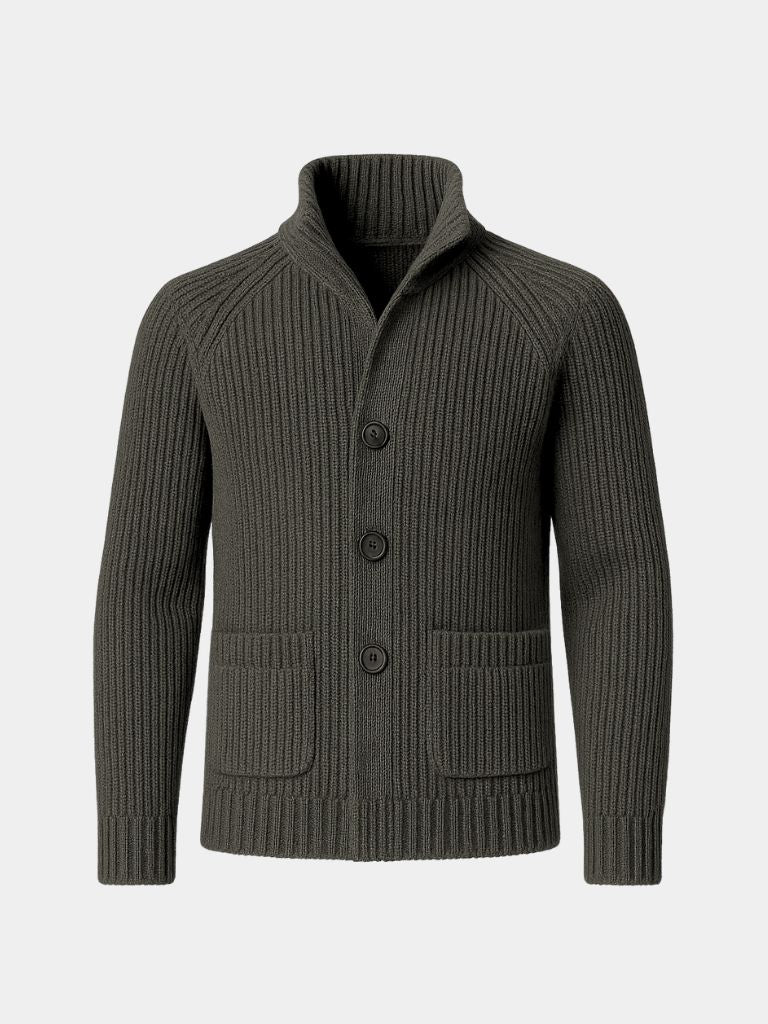 Classic Heritage Botton Knit Jacket - Crown & Cuff