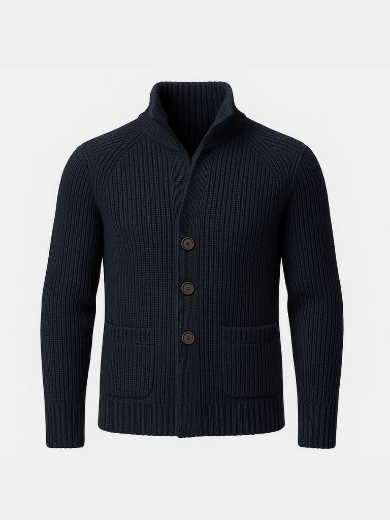 Classic Heritage Botton Knit Jacket - Crown & Cuff