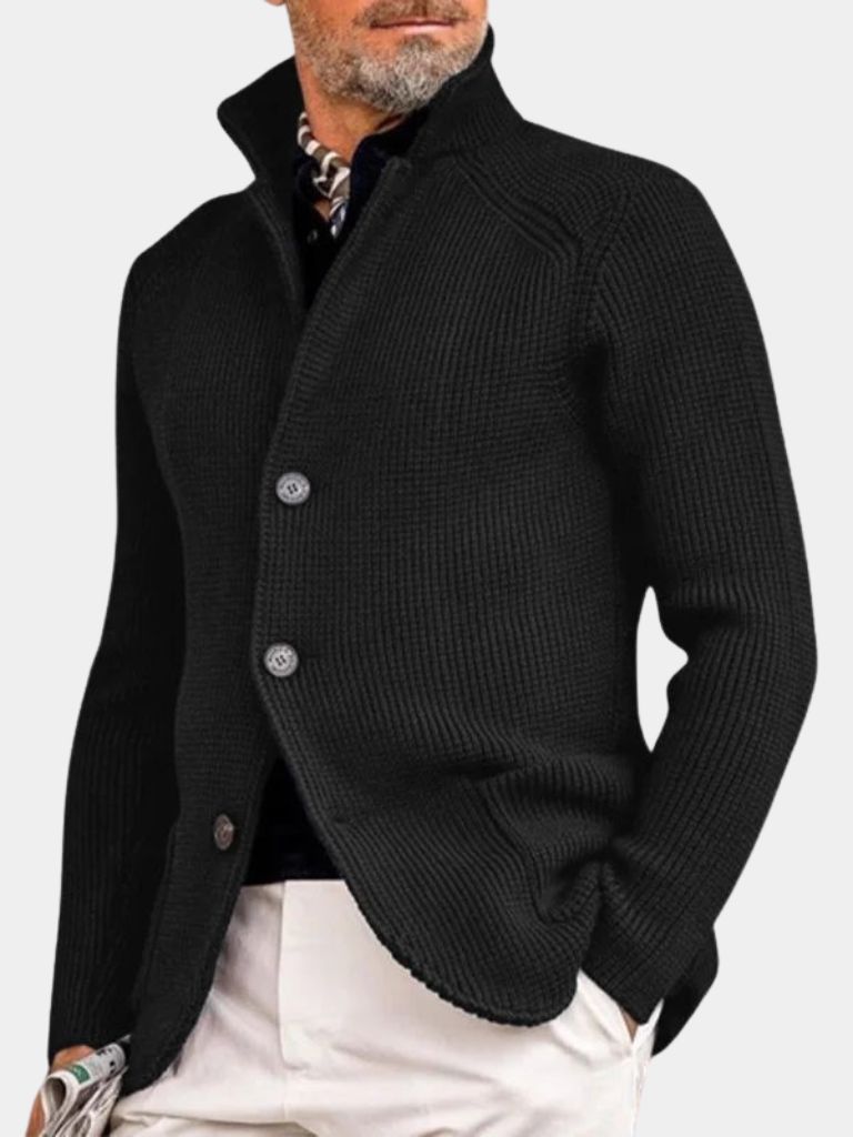 Classic Heritage Botton Knit Jacket - Crown & Cuff