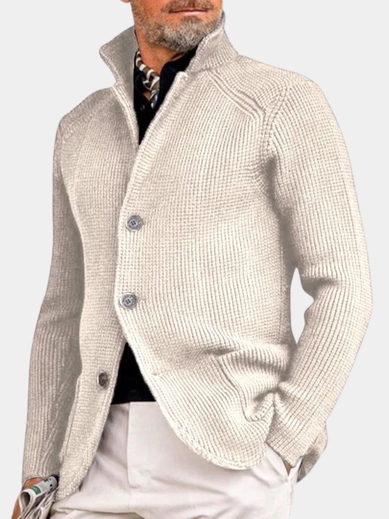 Classic Heritage Botton Knit Jacket - Crown & Cuff