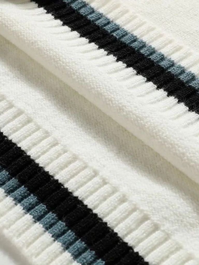 Classic V-Neck Sweater - Crown & Cuff