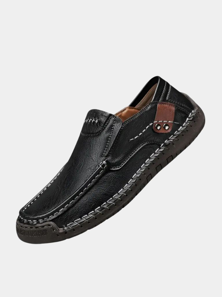 Comfortable Leather Moccasins Shoes - Crown & Cuff