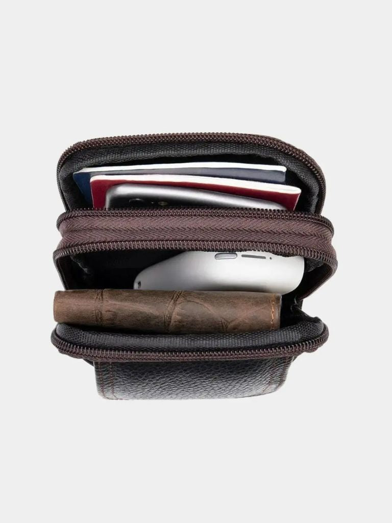 Compact Voyager Shoulder Bag - Crown & Cuff