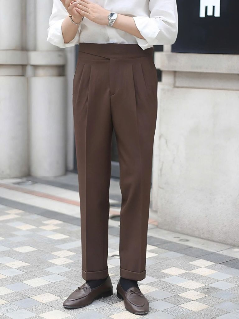 Corduroy Elegant Trousers - Crown & Cuff
