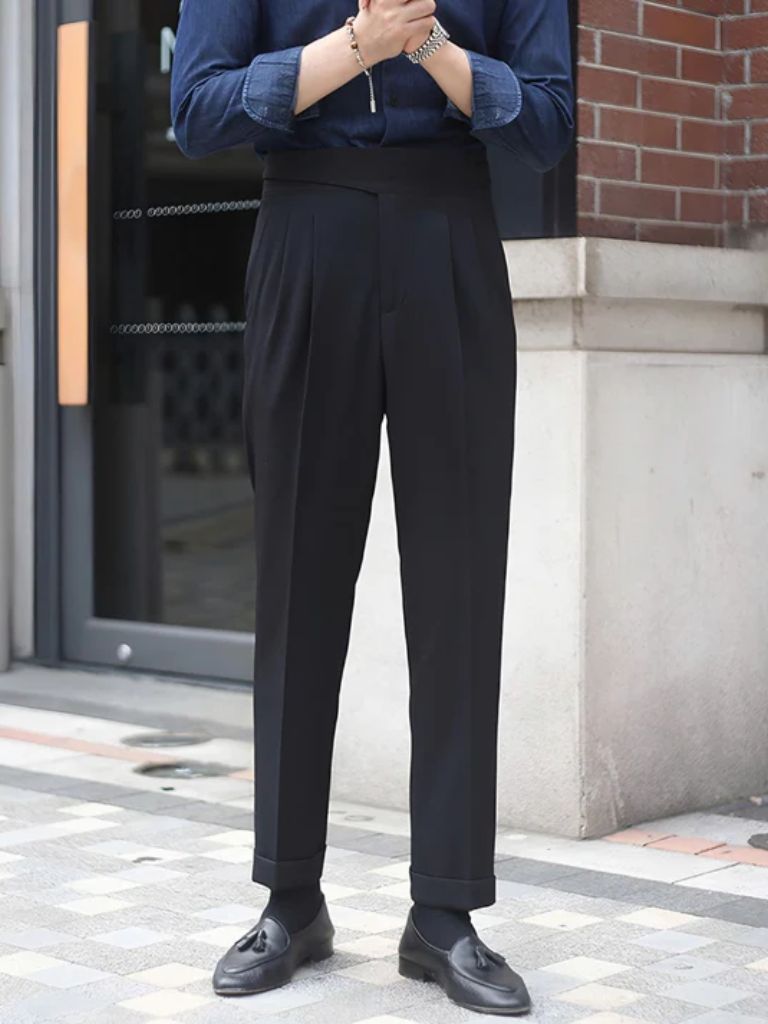 Corduroy Elegant Trousers - Crown & Cuff