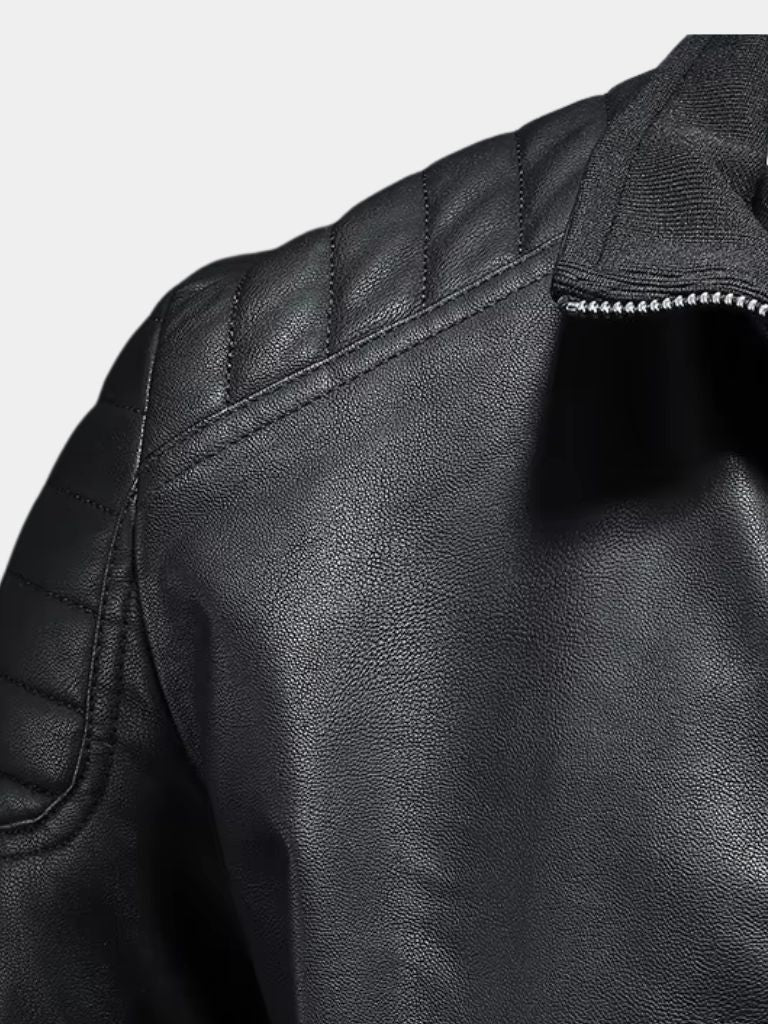 Crusader Leather Jacket – Crown & Cuff