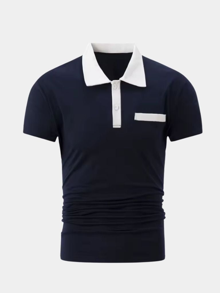 Elegant Golf Polo Shirt - Crown & Cuff