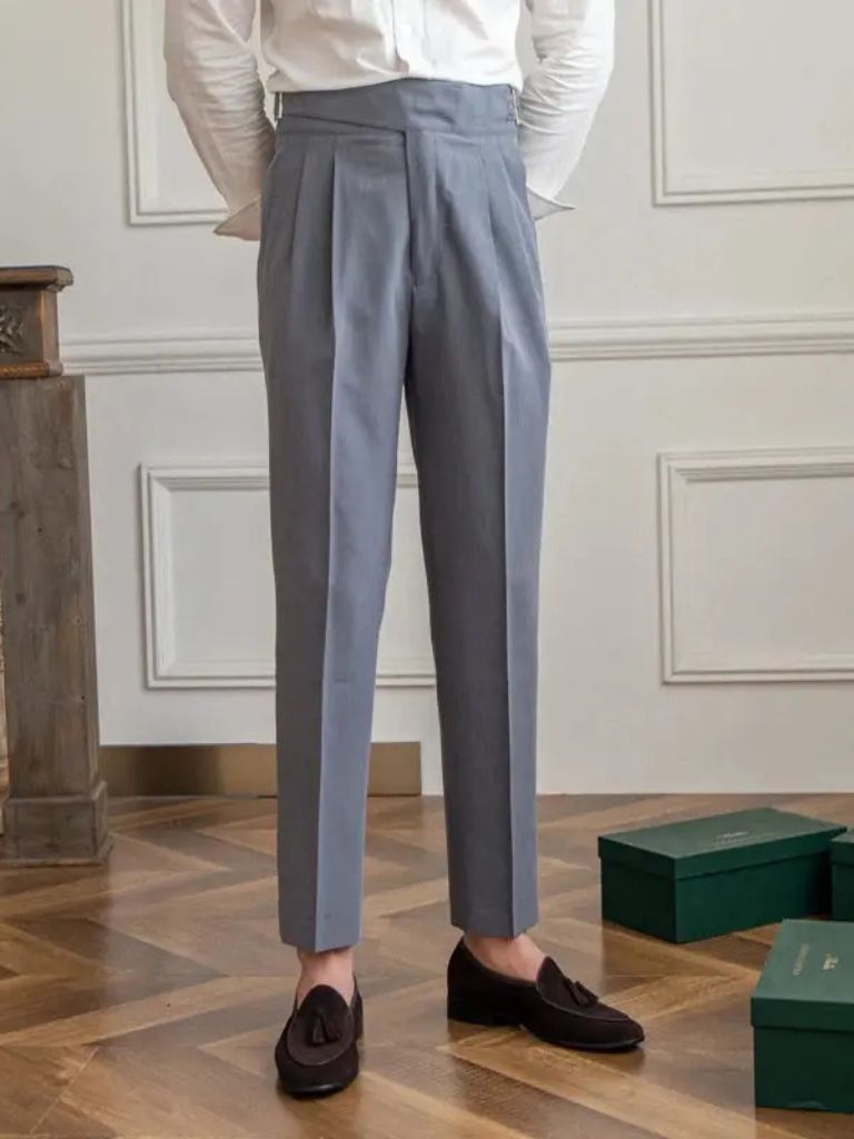 Elegant Gurkha Trousers - Crown & Cuff
