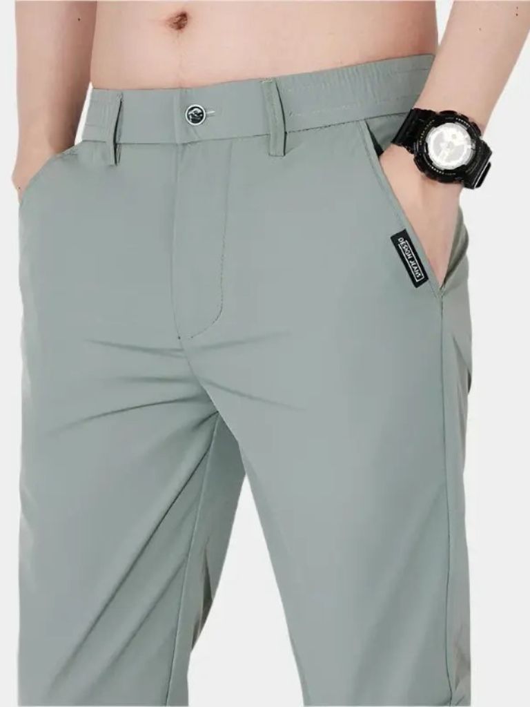 Essencial Stretch Trousers - New Elastic Waist - Crown & Cuff