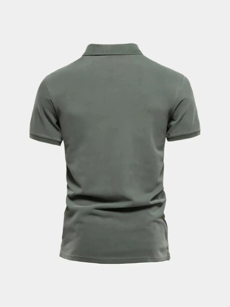 Essential Cotton Polo Shirt - Crown & Cuff