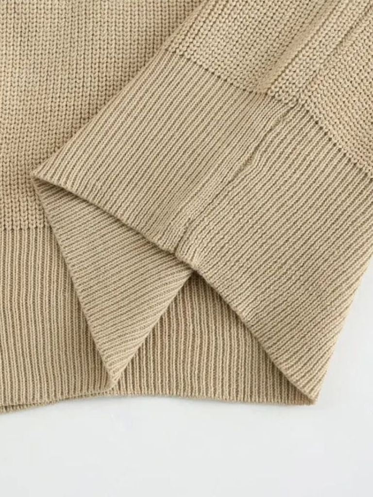 Essential Half Zip Sweater - Crown & Cuff