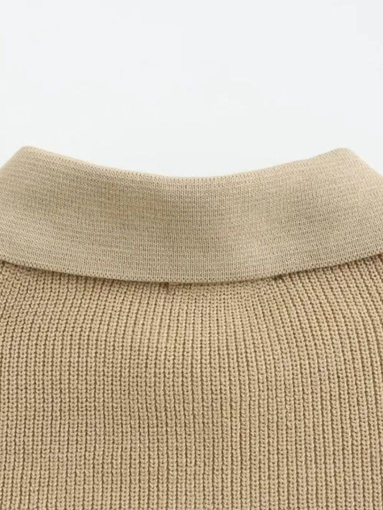 Essential Half Zip Sweater - Crown & Cuff