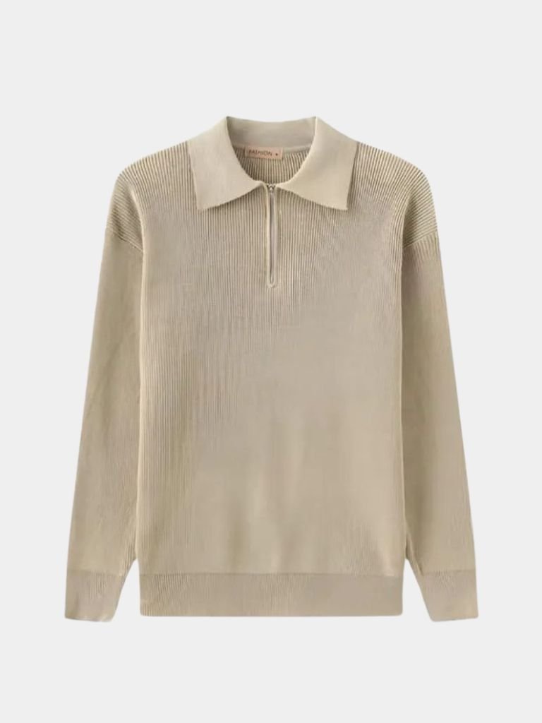 Essential Half Zip Sweater - Crown & Cuff