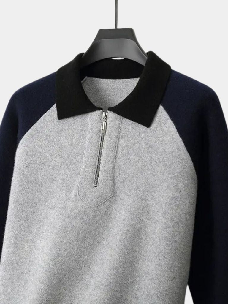 Essential Polo Sweater - Crown & Cuff