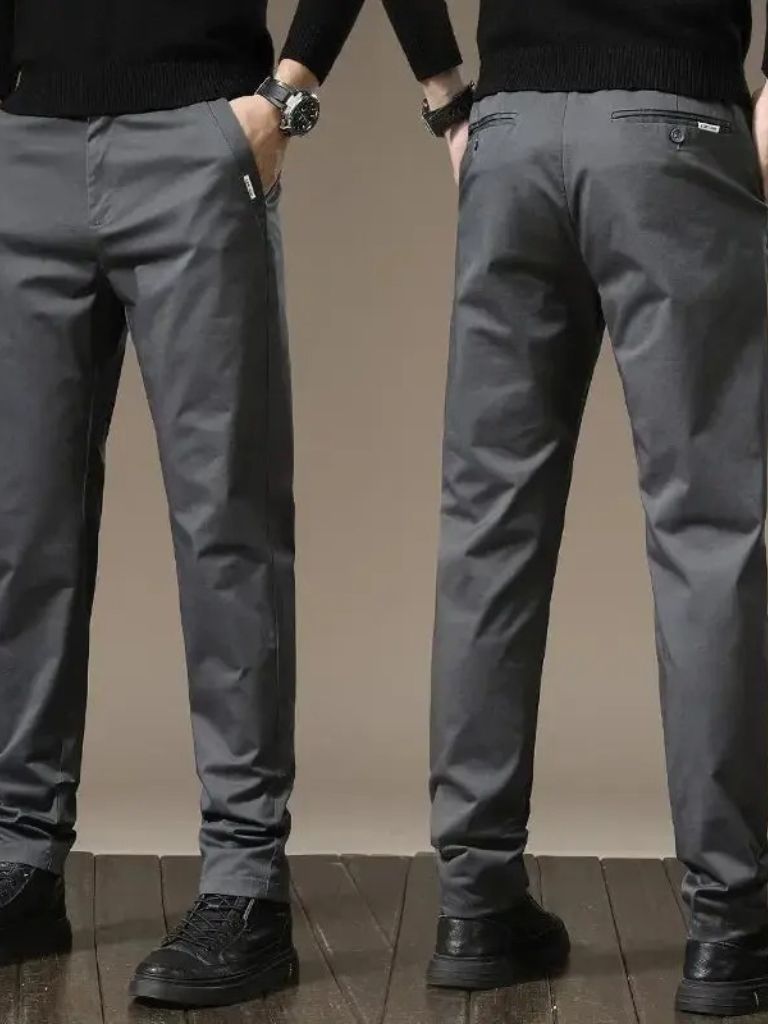 Essential Straight Trousers - Crown & Cuff