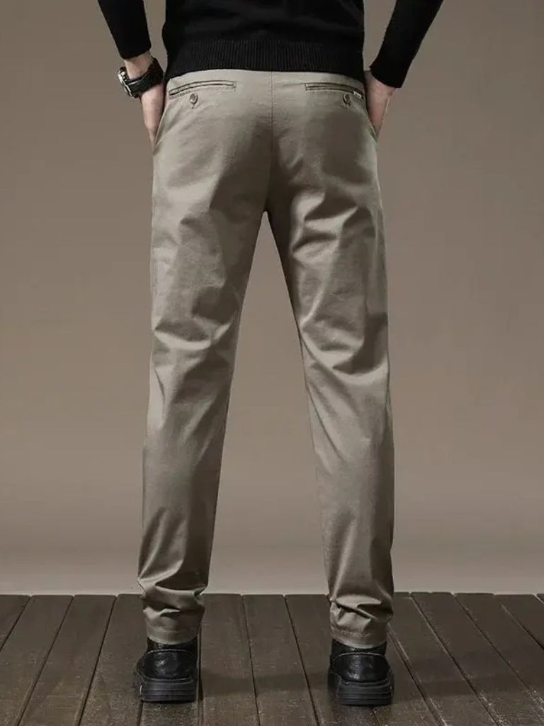 Essential Straight Trousers - Crown & Cuff