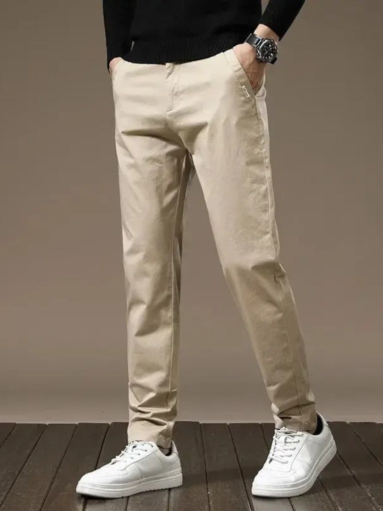 Essential Straight Trousers - Crown & Cuff