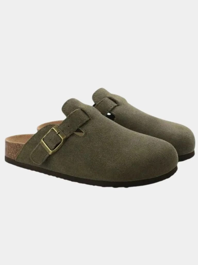 Essential Suede Clogs - Crown & Cuff