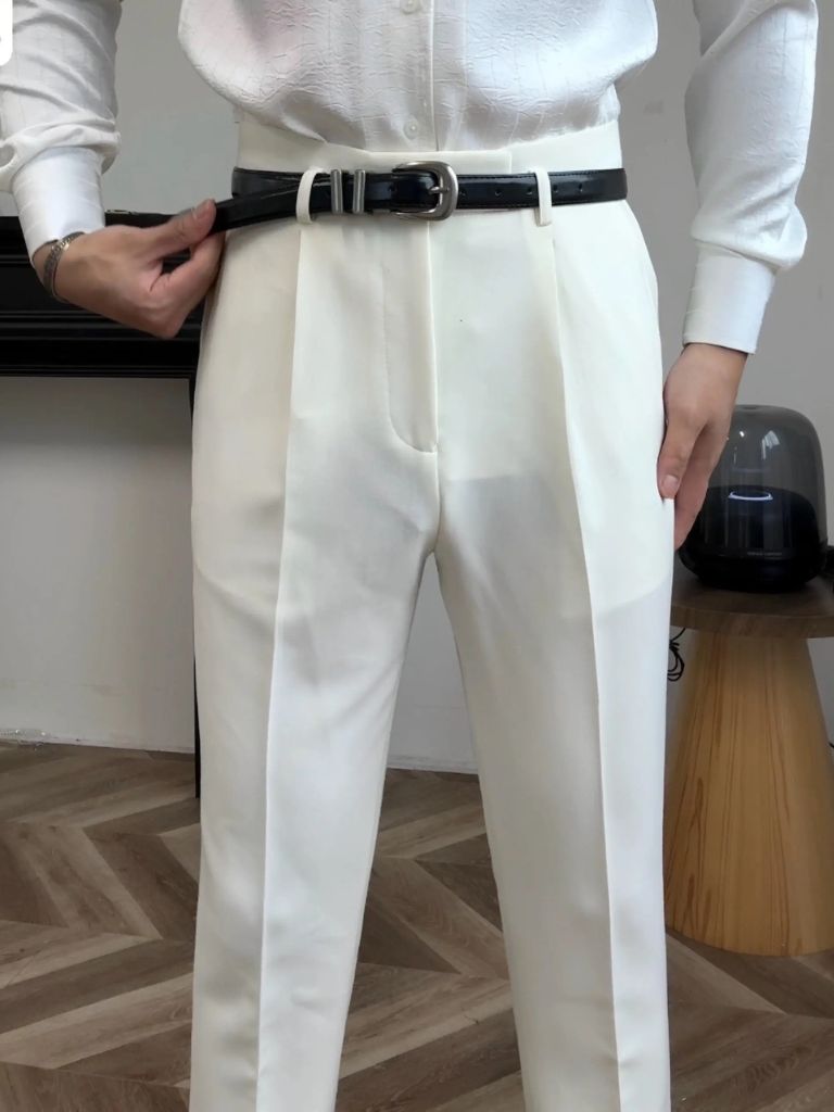Hollywood Classic Trousers (Belt Included) - Crown & Cuff