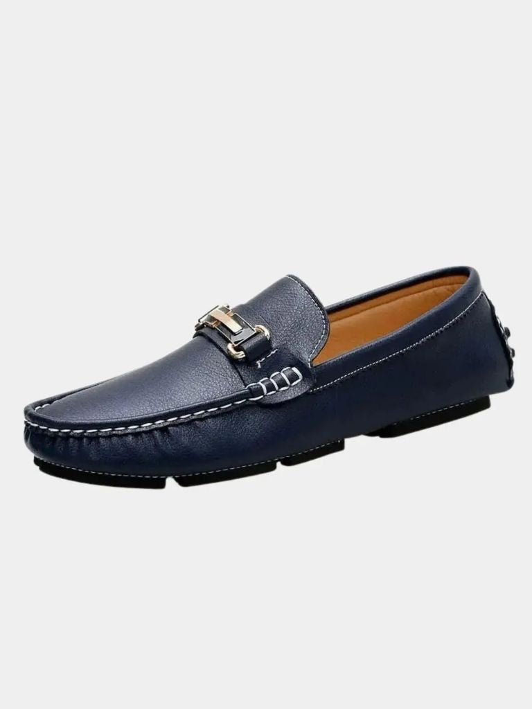 Italian Design Leather Loafers - Crown & Cuff