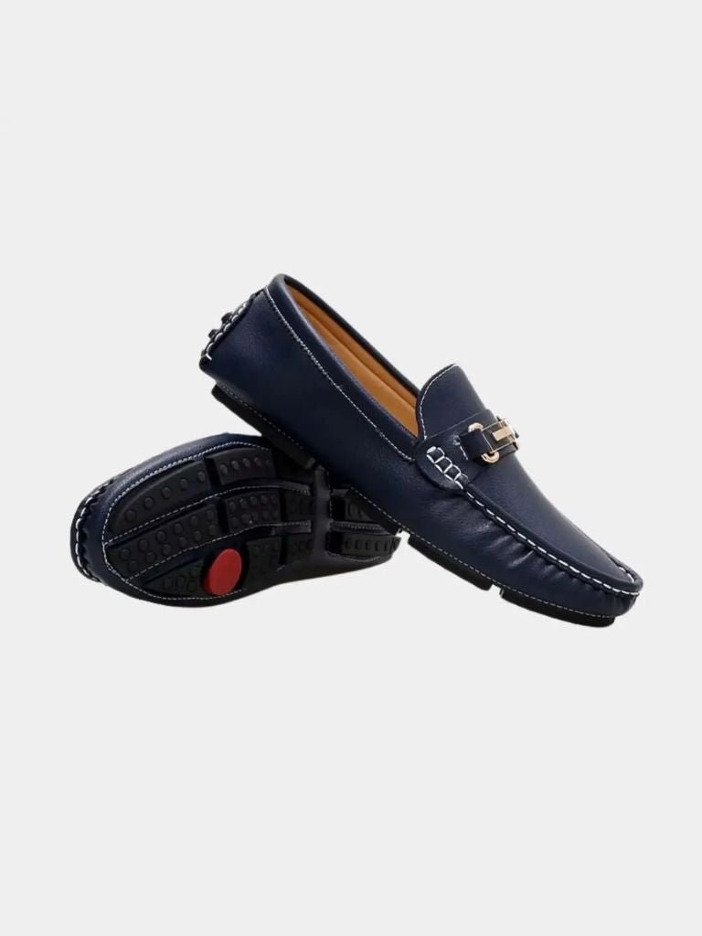 Italian Design Leather Loafers - Crown & Cuff